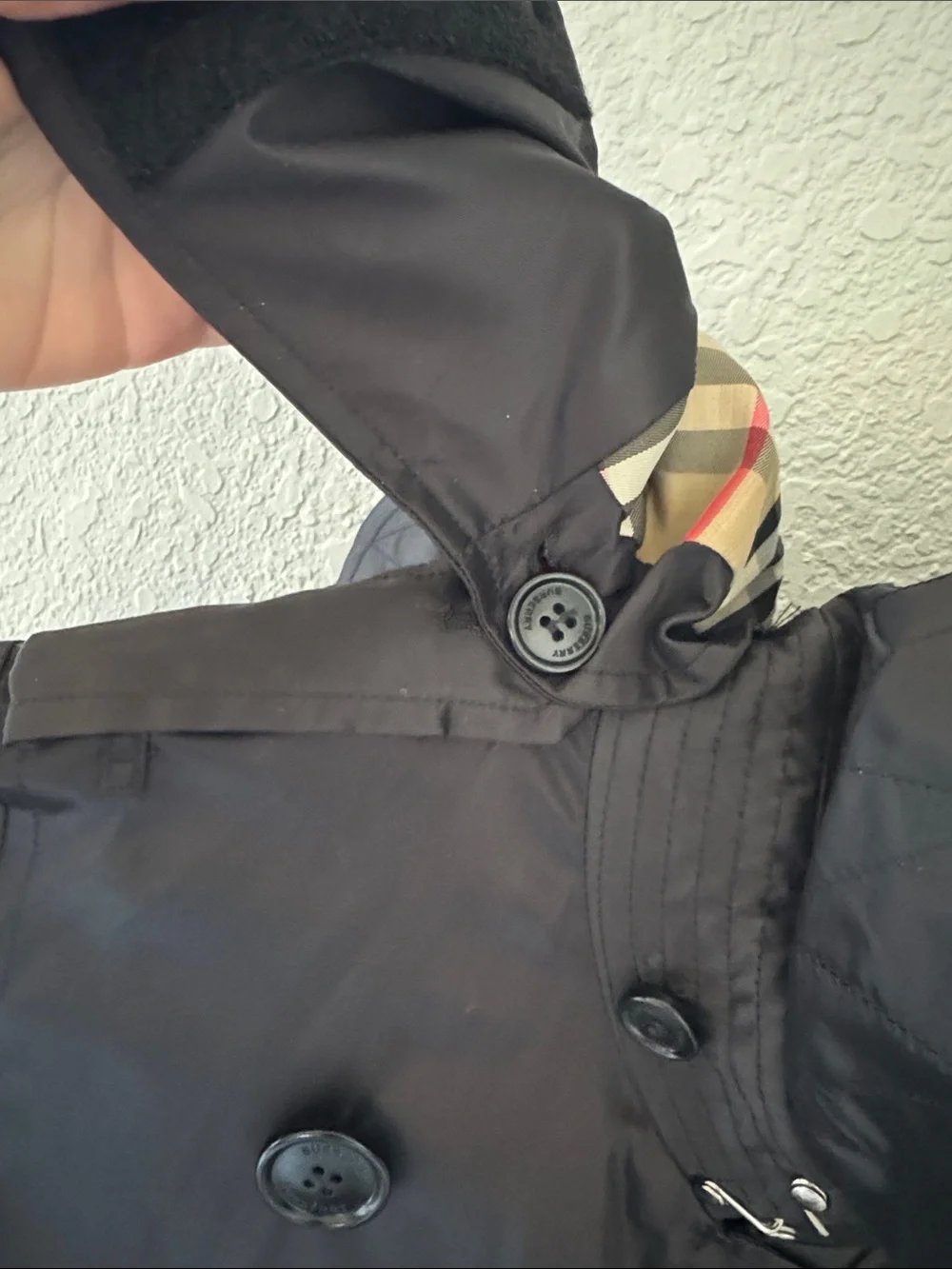 Burberry Black Trench Coat - Picture 9 of 17